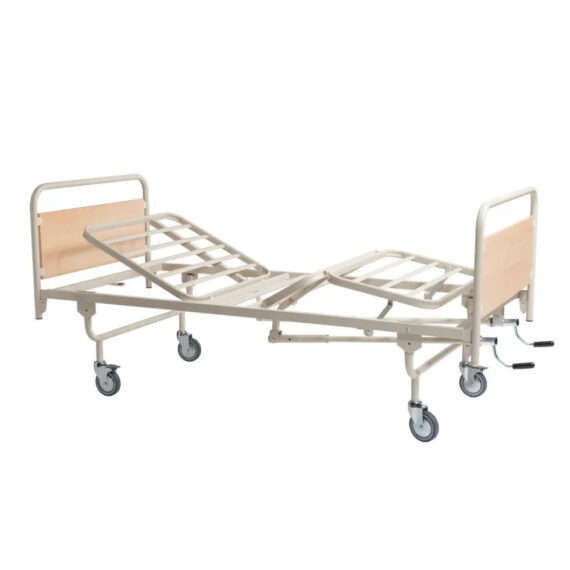 LETTO A 2 MANOVELLE CON RUOTE-2